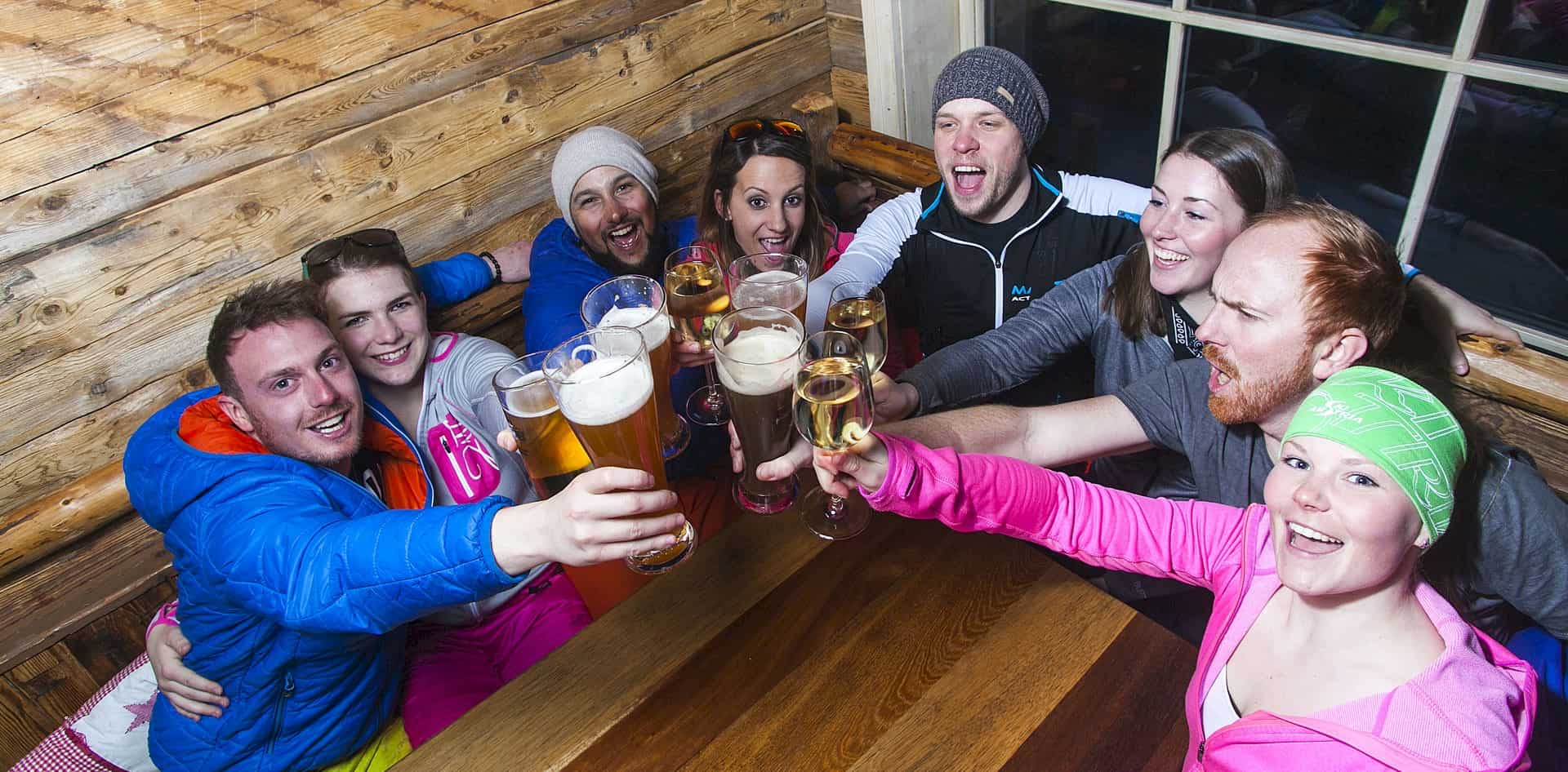 The world's longest floodlit toboggan run 14 km Austria